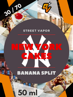 Banana Split New York Cakes
